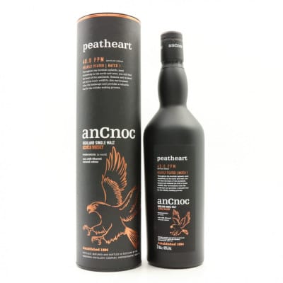 AnCnoc Peatheart Batch No. 1, 2017, 46% whisky bottle