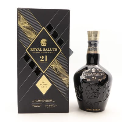 Chivas Royal Salute 21 Year Old The Peated Blend Black Flagon