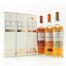 MACALLAN GOLD AMBER  SIENNA 3 X 70CL