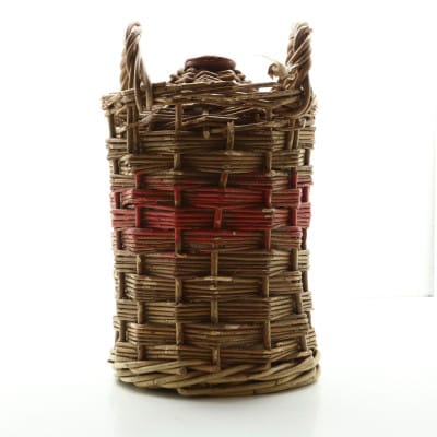 Navy Rum 1 Gallon In Wicker Basket
