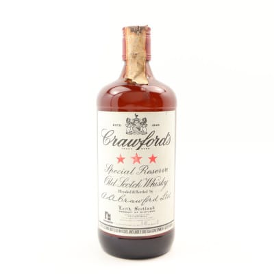 Crawford’s 3 Star Circa 1980’s 75cl