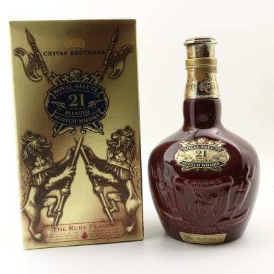 Chivas Royal Salute 21 Year Old Ruby Flagon