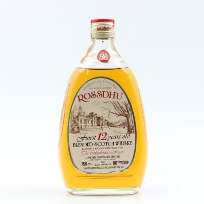 Rossdhu (Loch Lomond) 12 Year Old For The Colquhouns Of Luss 75cl