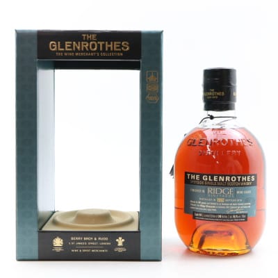 Glenrothes 1992 24 Year Old Ridge Vineyards Zinfandel Cask Finish