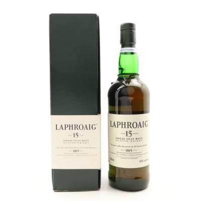 Laphroaig 15 Year Old, Oak Cask, 1994, 43%, 75cl whisky bottle