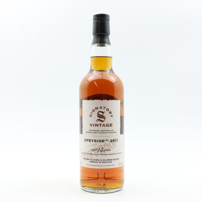 Speyside (M) 2011 13 Year Old Signatory 100º Proof Edition #27