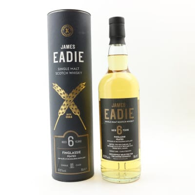 Inchdairnie Finglassie Peated 6 Year Old, Refill Barrel Cask, Cask #156, 2017, James Eadie, 57.2% whisky bottle