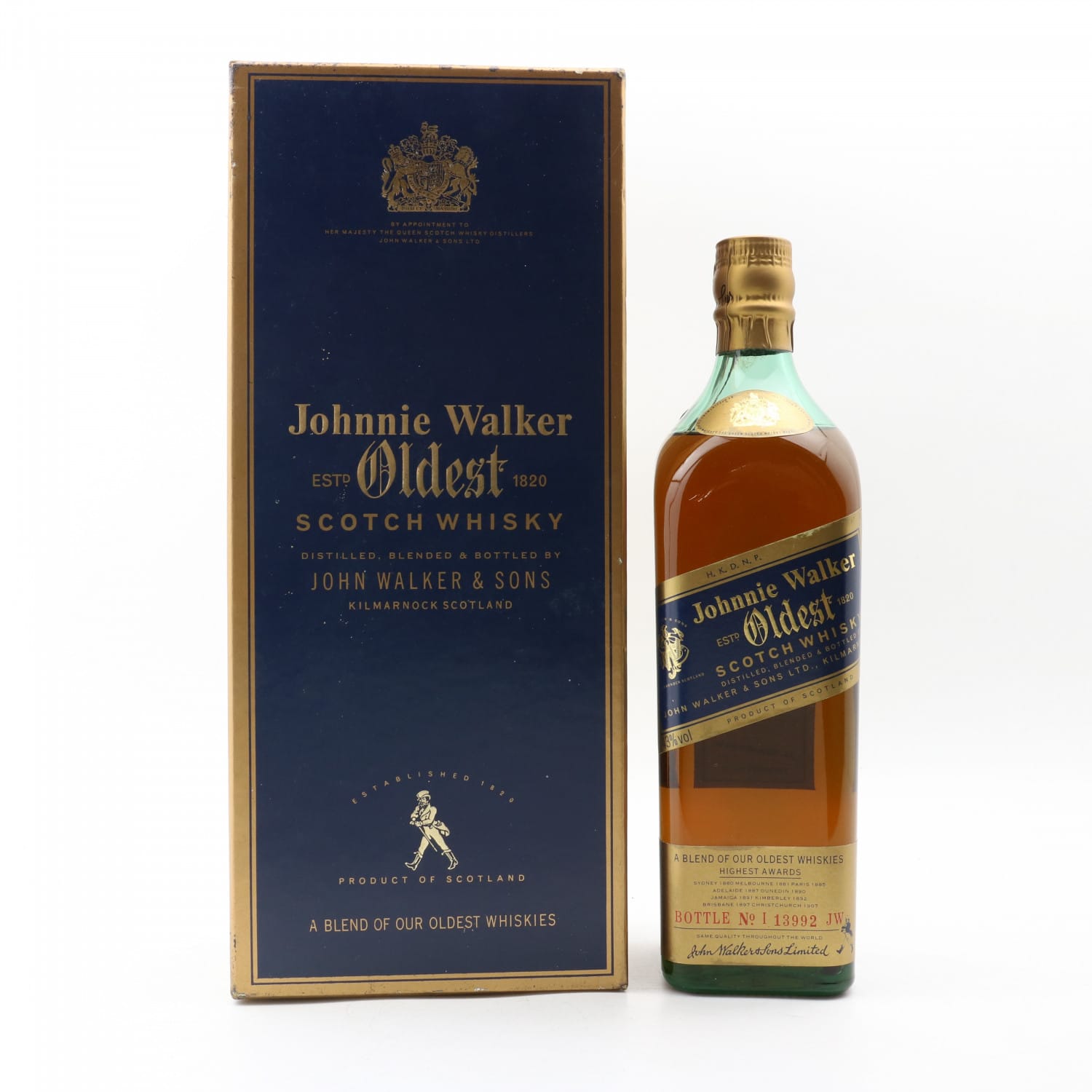 Johnnie Walker Oldest Blue Label 75cl The 151st Auction Scotch