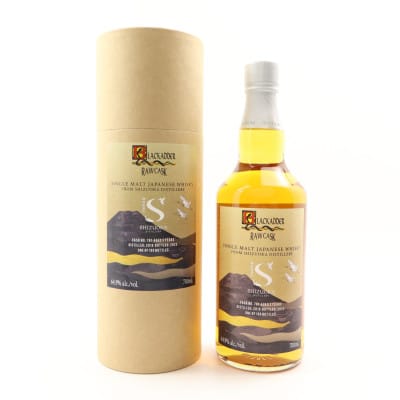 Shizuoka Raw Cask #3 Year Old, Bourbon Cask, Cask #781, 2018, Blackadder, 64.9% whisky bottle