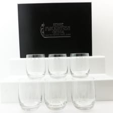 GLENCAIRN RENNIE MACKINTOSH CRYSTAL WHISKY TUMBLERS X 6