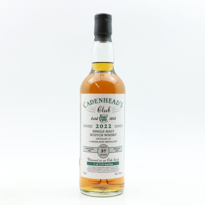Highland 1985 37 Year Old Cadenhead’s Club