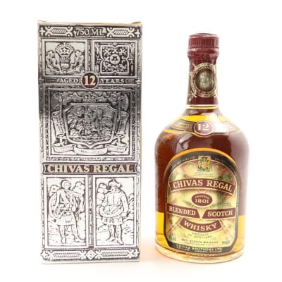 Chivas Regal 12 Year Old whisky bottle