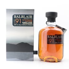 BALBLAIR 1991 SINGLE CASK 013 FOR WORLD DUTY FREE GLASGOW AIRPORT