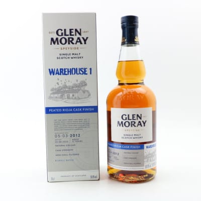 Glen Moray 2012 11 Year Old Warehouse 1 Peated Rioja Cask Finish