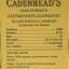 Glenrothes-Glenlivet 1996 22 Year Old Cadenhead’s