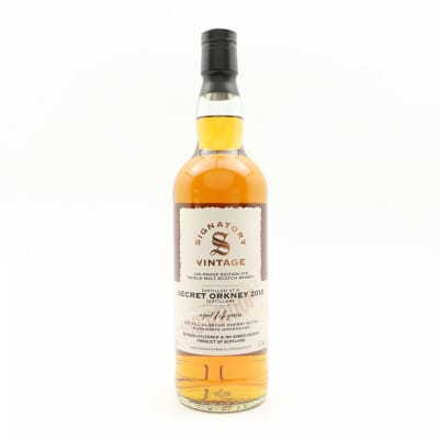 Secret Orkney 2010 14 Year Old Signatory 100º Proof Edition #15