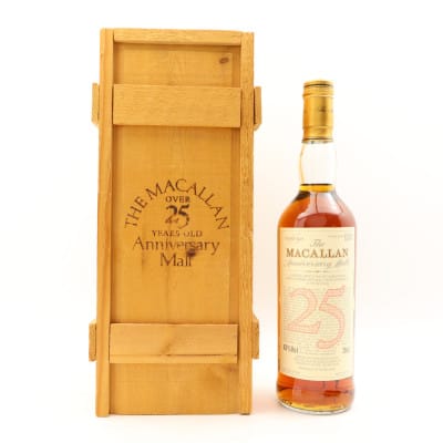 Macallan 1965 25 Year Old Anniversary Malt
