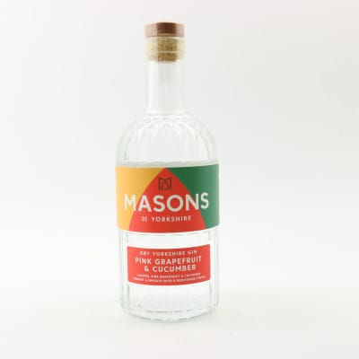 Masons Yorkshire Pink Grapefruit & Cucumber Gin