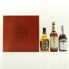 Seagrams Commemorative Employee Gift Set Including Martell Cordon Bleu Cognac Chivas Regal 12 Seagrams Vo Framed Picture 3 X