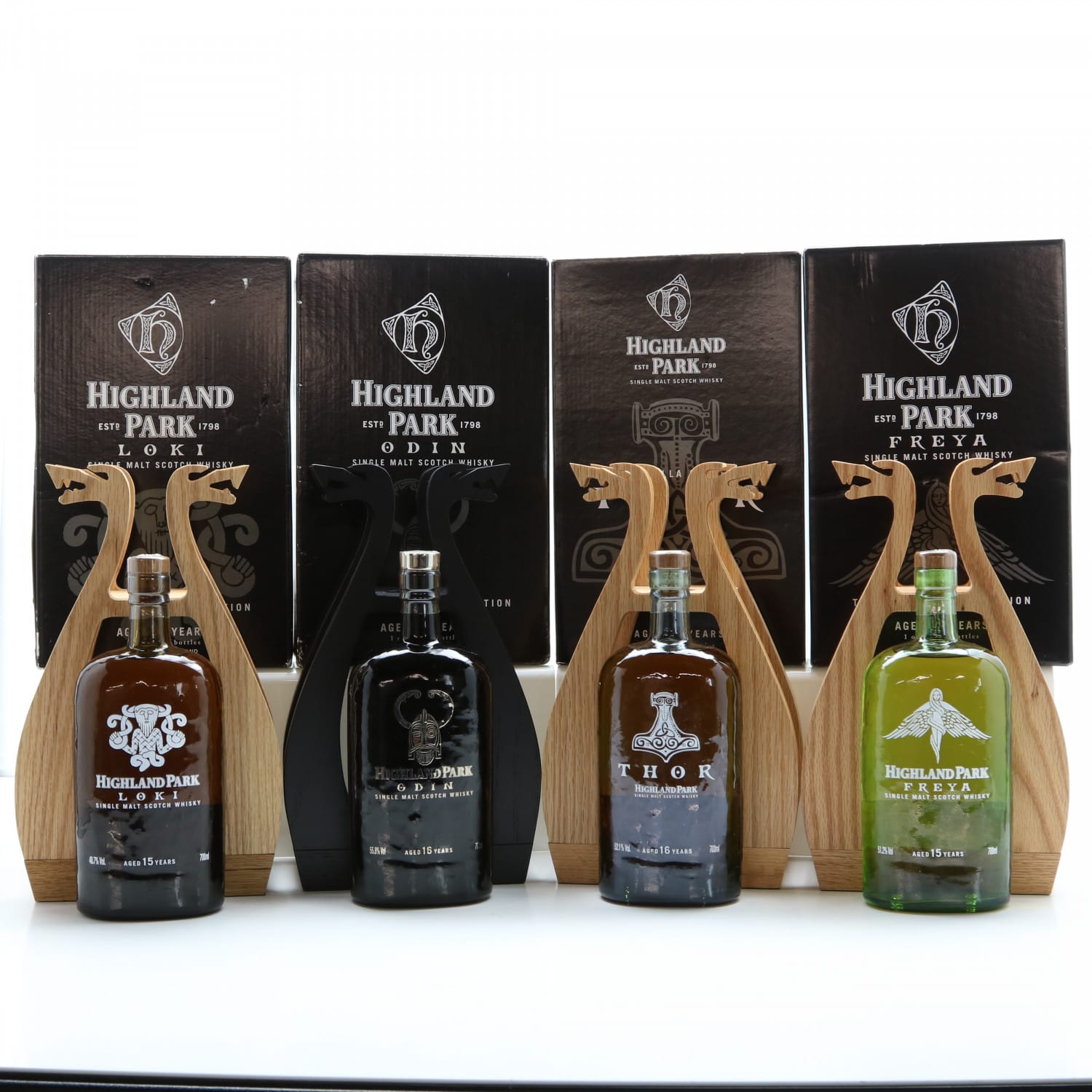 Highland Park Valhalla Collection 4 X 70cl The 150th Auction Scotch