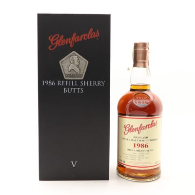 Glenfarclas 1986 Refill Sherry Butts Family Collector Series V