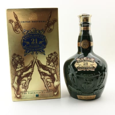 Chivas Royal Salute 21 Year Old Emerald Flagon