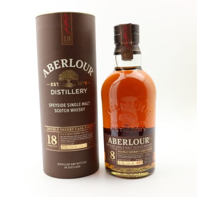 Aberlour Double Sherry Cask #18 Year Old, Sherry Cask, Batch No. 07, 43% whisky bottle