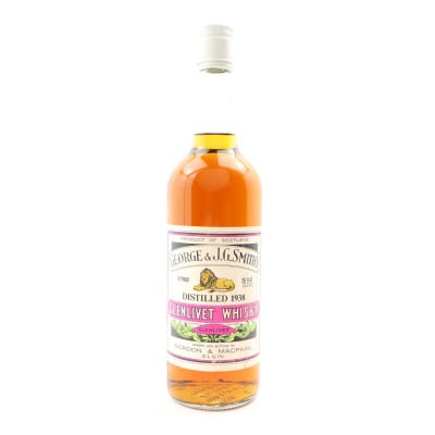 Glenlivet 1938 Gordon & MacPhail 26 2/3 Fl Oz