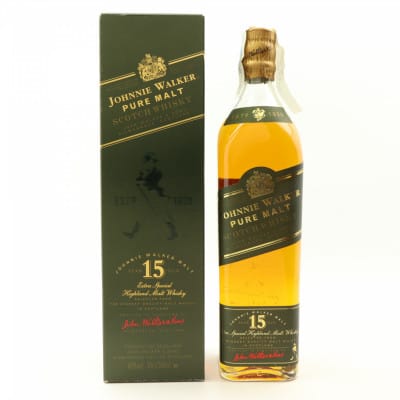 Johnnie Walker Pure Malt 15 Year Old, 43% whisky bottle