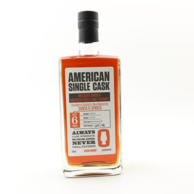 Santa Fe Spirits 2017 6 Year Old Mesquite Smoked American Single Malt Cask #0006 75cl
