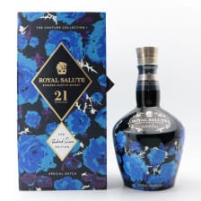 CHIVAS ROYAL SALUTE 21 YEAR OLD BLACK FLAGON THE RICHARD QUINN EDITION
