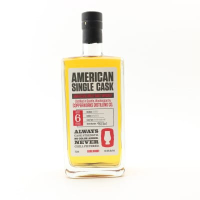 Copperworks Distilling Co. 2017 6 Year Old American Single Malt American Single Cask #0001 75cl