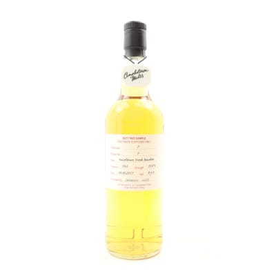 Hazelburn 2017 8 Year Old Duty Paid Sample
