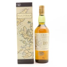 Talisker 10 Map Label Circa 1990 S