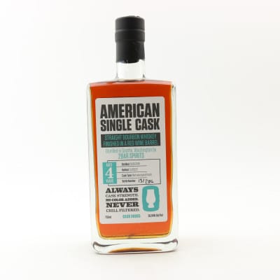 2Bar Spirits 2018 4 Year Old Bourbon Red Wine Barrel American Single Cask #0005 75cl