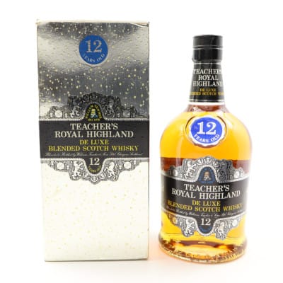 Teacher’s 12 Year Old Royal Highland 75cl
