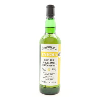 Cadenhead’s 2019 6 Year Old Lowland Single Malt Enigma