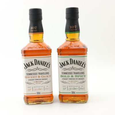 Jack Daniel’s Tennessee Travelers Sweet & Oaky / Bold & Spicy 2 x 50cl