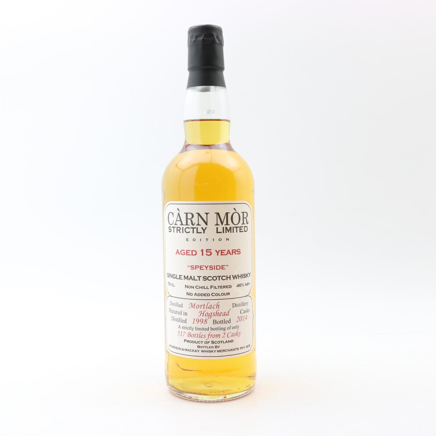 Mortlach 1998 15 Year Old Carn Mor The 146th Auction Scotch Whisky