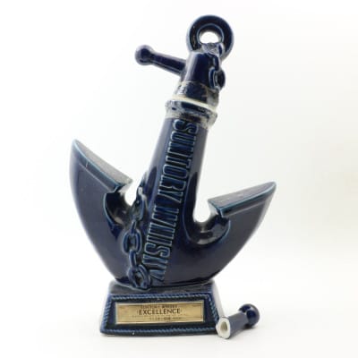 Suntory Excellence Portopia Anchor Decanter, 1981, 43% whisky bottle