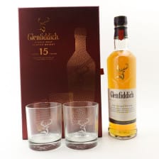 GLENFIDDICH 15 YEAR OLD  GLASSES GIFT PACK