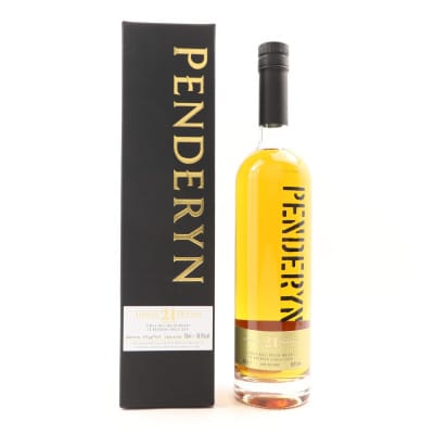Penderyn 21 Year Old, Ex-Bourbon Cask, Cask #48/2000, 58.9% whisky bottle