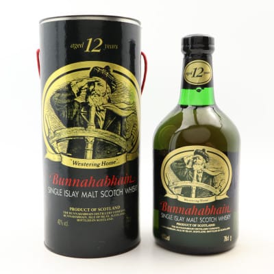 Bunnahabhain 12 Year Old, Bourbon & Sherry Cask, 46.3%, 70cl whisky bottle