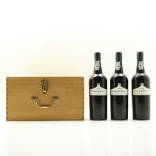 SYMINGTONS QUINTA DO VESUVIO 1990 VINTAGE PORT 3 X 75CL IN WOODEN CASE