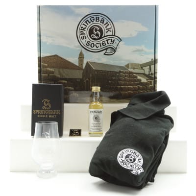 Springbank Society Membership Pack with Miniature 5cl, Polo Shirt, Glass & Badge
