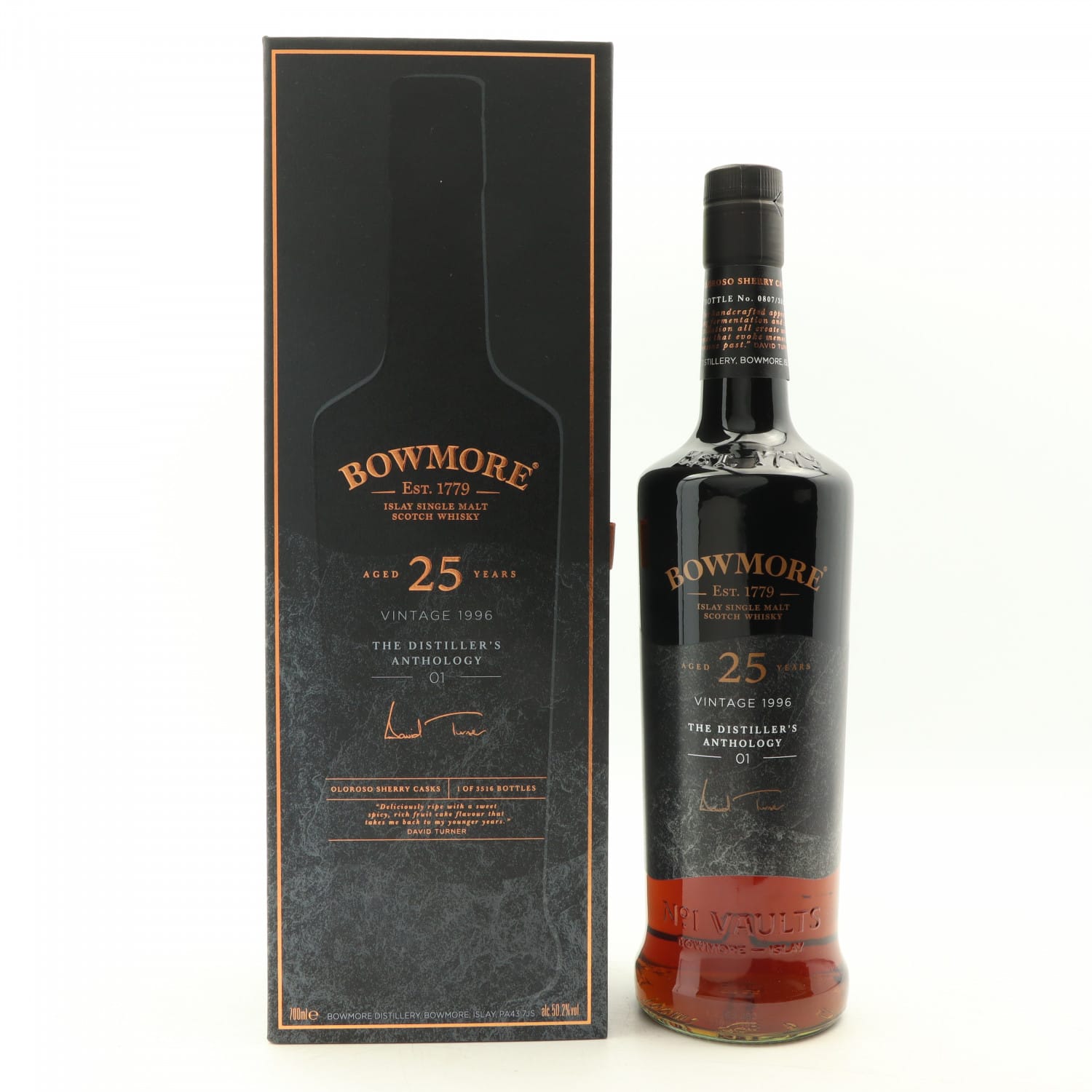 Bowmore 1996 25 Year Old The Distiller s Anthology No1 The 147th bowmore-1996-25-year-old-the-distiller-s-anthology-no1-the-147th