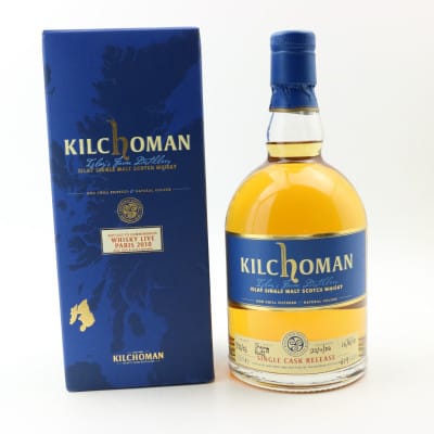 Kilchoman 3 Year Old, Sherry Cask, Cask #332/06, 2010, 61.9% whisky bottle