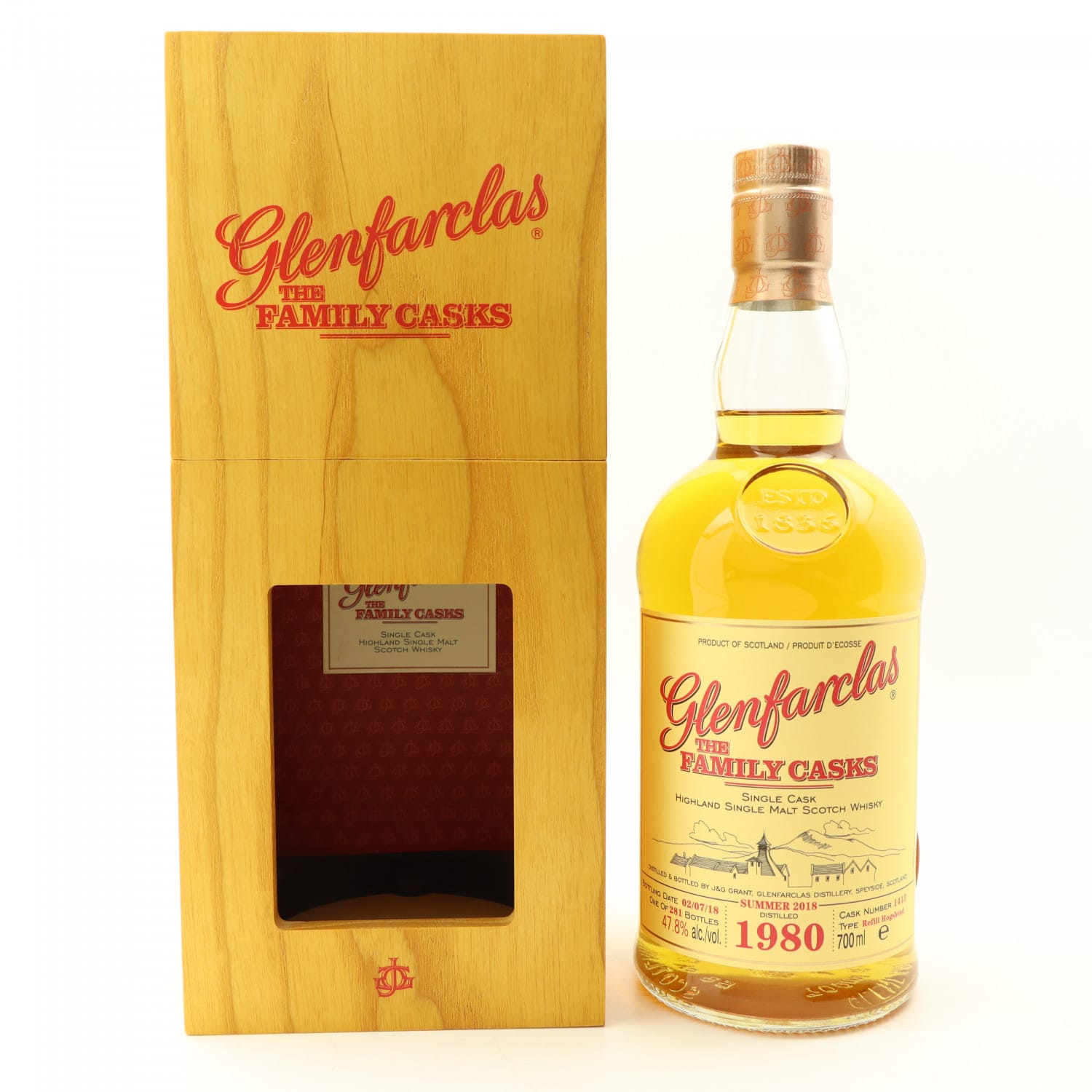 Glenfarclas 1980 Family Cask 1413 The 151st Auction Scotch Whisky