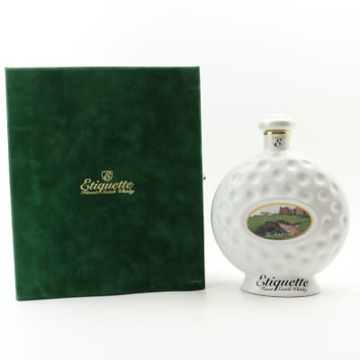 Etiquette St Andrews Ceramic Golf Ball Decanter