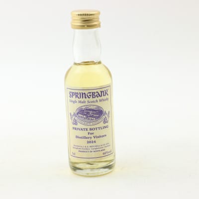 Springbank Private Bottling For Distillery Visitors 2024 Mini 5cl